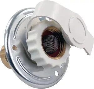 JR Products 62175 Aluminum City Water Flange - 1/2" FPT x 3/4"