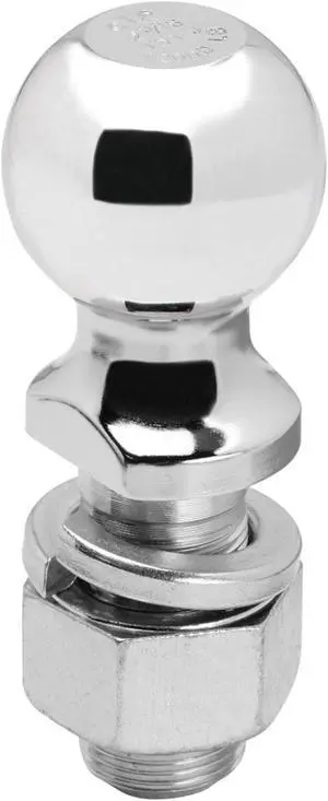 Reese 63896 Class IV Hitch Ball, Chrome - 2-5/16" Ball x 1-1/4" x 2-3/4", 12,000 lbs.