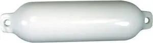 Taylor Made 1024 Hull Gard Inflatable Vinyl Fender - White, 10.5" x 30"
