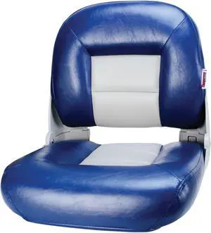 Tempress 54672 Navistyle Low-Back Boat Seat - Blue/Gray