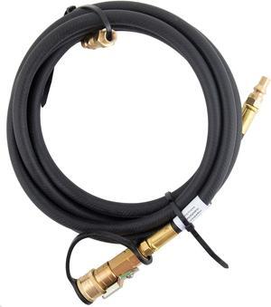 Marshall Excelsior ME36QP Portable Grill Conversion Kits for Weber Q - 10', 1/4" M. QD x 1/8" FNPT
