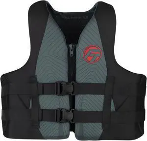Full Throttle 142100-701-080-22 Adult Rapid-Dry Life Jacket - 2X-Large/4X-Large, Gray