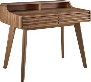 Render Writing Desk Walnut