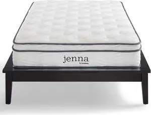Jenna 8" Narrow Twin Innerspring Mattress White