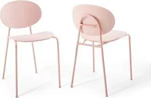 Palette Dining Side Chair Set of 2 Pink