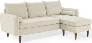 Revive Upholstered Right or Left Sectional Sofa Beige