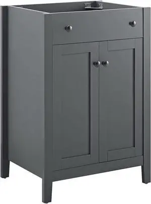 Nantucket 24" Bathroom Vanity Cabinet (Sink Basin Not Included) Gray
