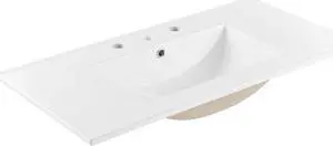 Cayman 36" Bathroom Sink White