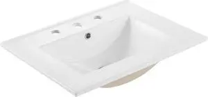 Cayman 24" Bathroom Sink White