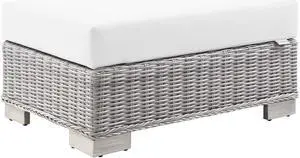 Conway Outdoor Patio Wicker Rattan Ottoman