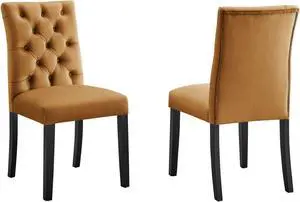 Duchess Performance Velvet Dining Chairs - Set of 2