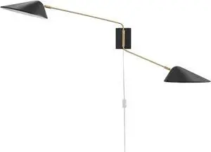 Journey 2-Light Swing Arm Wall Sconce