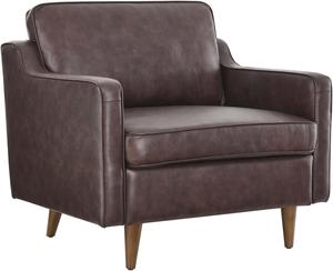 Impart Genuine Leather Armchair