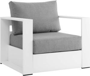 Tahoe Outdoor Patio Powder-Coated Aluminum Armchair