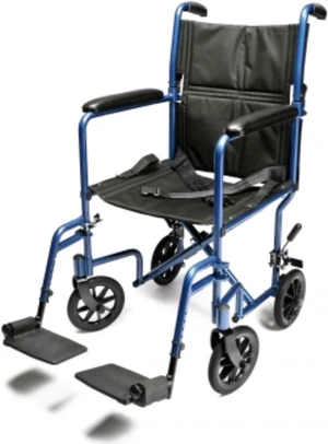 Everest & Jennings EJ786-1 Lightweight Aluminum Transport Chair, 19", Black Everest & Jennings EJ786-1 Lightweight Aluminum Transport Chair, 19", Black