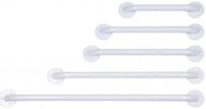 Lumex Versguard Enamel Coated Grab Bar, White, 32 Inch