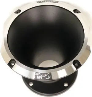 Circular Despacito Aluminum Bolt-on High Frequency Horn Flare BLACK with2-in Throat