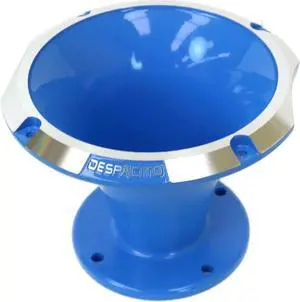 Circular Despacito Aluminum Bolt-on High Frequency Horn Flare BLUE with2-in Throat