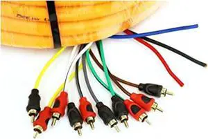 DEEJAYLED ORANGE 52FT 10RCA 3 POWER COPP