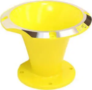 Circular Despacito Aluminum Bolt-on High Frequency Horn Flare YELLOW with2-in Throat