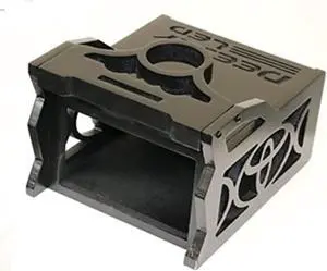 1 DIN Space Plus 2 EQ Stylish Wooden Controller Case for Mobile Competitions Black Toyota Style