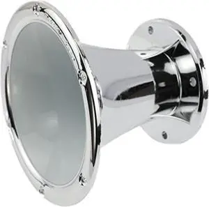 DEEJAYLED 2" BOLT ON HORN WHITE SILVER