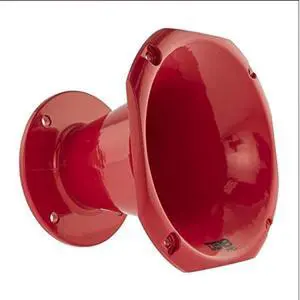 Red Bolt-on Horn Flare with 2-in Throat for 2-in Compatible High Frequency Drivers