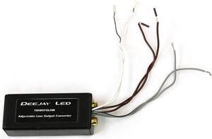 Adjustable Speaker Level to RCA Output Converter