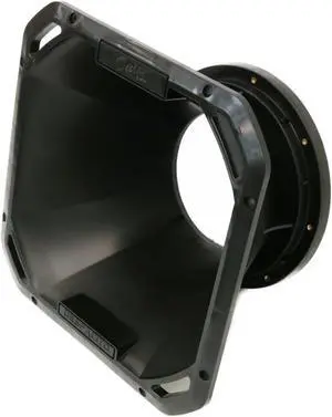 6.5-in Speaker Despacito Midrange Diffuser Horn with Exponential Flare in Black