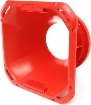 6.5-in Speaker Despacito Midrange Diffuser Horn with Exponential Flare in Red
