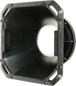 8-in Speaker Despacito Midrange Diffuser Horn with Exponential Flare in Black