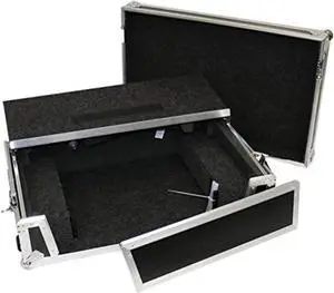 Fly Drive Case For Pioneer DJ DDJ-1000SRT Controller withlaptop shelf BLACK Color