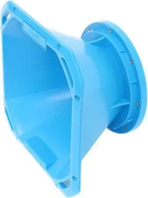 8-in Speaker Despacito Midrange Diffuser Horn with Exponential Flare in Blue