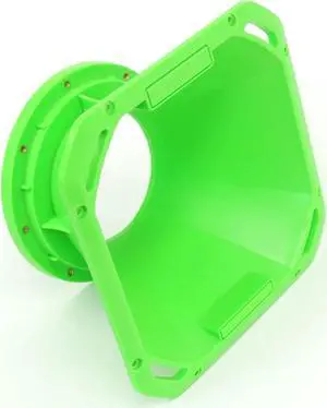 8-in Speaker Despacito Midrange Diffuser Horn with Exponential Flare in Green
