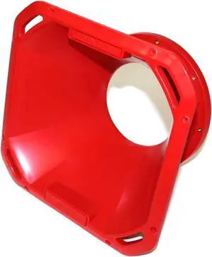 8-in Speaker Despacito Midrange Diffuser Horn with Exponential Flare in Red
