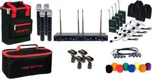 VOCOPRO 4 CH 4MIC 4 HEADSET 4 INSTRUMENT