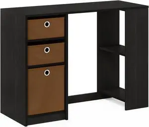 Furinno 15110 JAYA Modern Computer Study Desk, Espresso