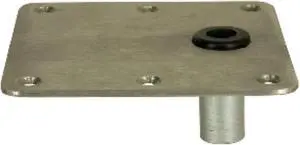 Springfield KingPin&trade 7" x 7" Offset - Stainless Steel - Square Base (Standard)