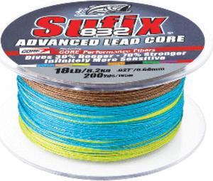 Sufix 832 Advanced Lead Core - 18lb - 10-Color Metered - 200 yds