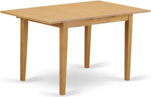 NOVA5-OAK-C 5 PC Table and Chairs set - Kitchen dinette Table and 4 Kitchen Dining Chairs