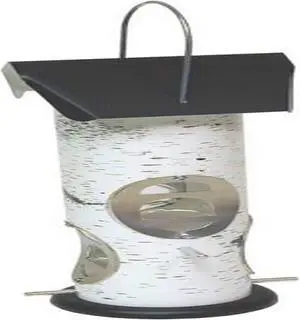 LOG2M Birch Log Design Bird Feeder for Mixed Seed