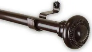 Roswell Curtain Rod 7/16 inch dia. 28-48 inch - Cocoa