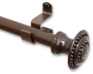 Cornell Curtain Rod 7/16 inch dia. 18-28 inch - Cocoa