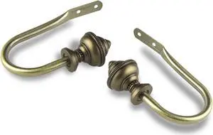 Augustus Curtain Rod Holdback - Antique Gold