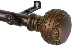 Dolly Curtain Rod 3/4 inch dia. 48-84" - Cocoa