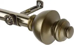 Scion Curtain Rod 3/4 inch dia. 48-84" - Antique Gold