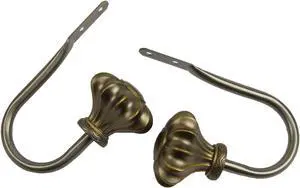 Gusto Holdback Pair - Antique Brass