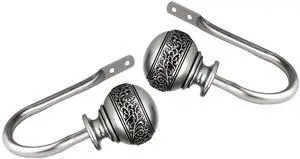 Caliendra Holdback Pair - Satin Nickel