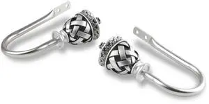 Araceli Holdback Pair - Satin Nickel