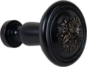 Roselynn Decorative Tie Back Pair - Black